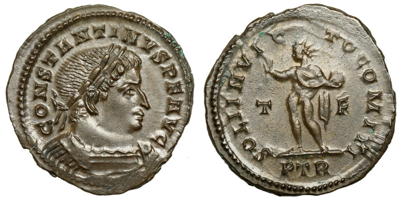 Constantine I. 'The Great' (307/10-337)
AE Follis
4,85 g / 24 mm
Treveri, 310...