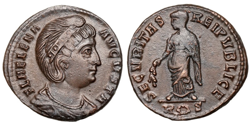 Helena (Augusta, 324-328/30)
AE Follis
2,53 g / 18 mm
Rome, 326
Diademed and...