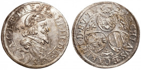 Ferdinand III. (1637-1657)
AR Groschen/3 Kreuzer
1,66 g / 20 mm
St. Veit


n. extremely fine