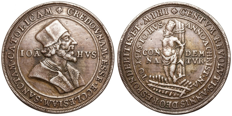 Bohemia
AR-Cast medal
22,18 g / 42 mm
Christian Wermuth. ~1715-1739
Jan Hus,...