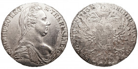 Maria Theresia (1740-1780)
AR Thaler
27,90 / 40 mm
Wien (IC-FA) 1790-1803


n. very fine, scratches
