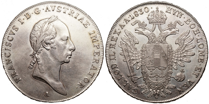 Franz II (1792-1835)
AR Taler
28,11 g / 40 mm
Wien (A)
Laureate head right. ...
