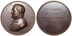 Bohemia/Lombardy
AE Medal
41,60 / 43 mm

Medal, Field Marshal Bubna (*1768 Zámrsk, Bohemia) as Commandeur General of Lombardy (ND, probably 1818, ...