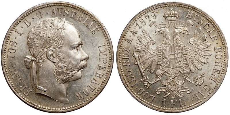 Franz Joseph I. (1848-1916)
1 Florin (1879)
12,34 g / 29 mm

Laureate head r...