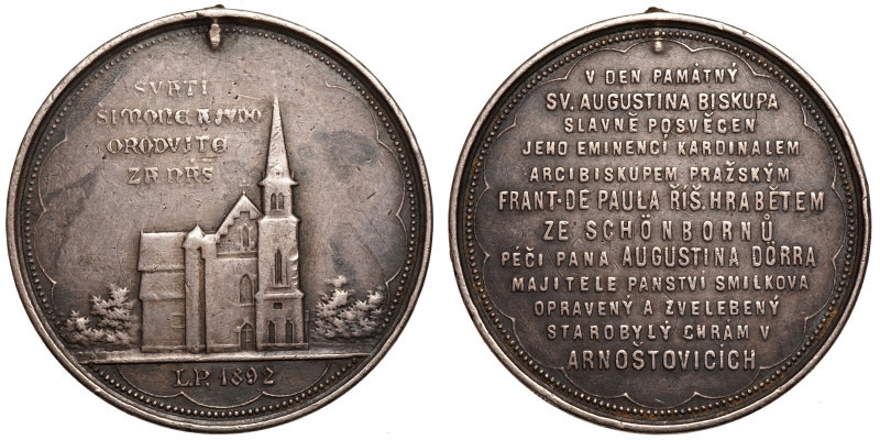 Franz Joseph I. (1848-1916)
AR Medal
12,94 g / 31 mm
1892
Church inauguratio...