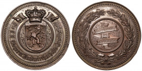 Franz Joseph I. (1848-1916)
AE Award medal, N.D.
48,00 g / 50 mm

Award of the Styrian Agricultural Society (Steiermärkische Landwirtschaftsgesell...