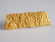 Roman Gold Foil with Inscription
AV
1,25 g / 53 mm
~ 1st-3rd century
Thin gold foil inscribed by four dot-punched letters MVNT(?) 


Austrian c...