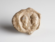 Roman Lead Seal

13,29 mm / 25 mm
~ 3rd-4th century 
Facing busts of imperial couple.


Austrian collection, acquired at the European art marke...