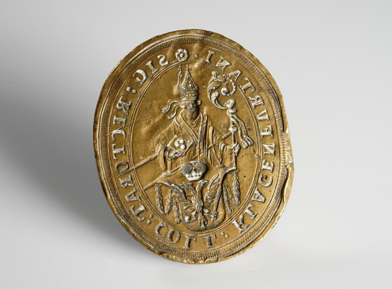 Clerical Seal from Klagenfurt/Austria
AE/Pb
35,01 g / 48x40 mm
~ 17th-18th ce...