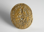 Clerical Seal from Klagenfurt/Austria
AE/Pb
35,01 g / 48x40 mm
~ 17th-18th century
KLAGENFURTANI:SIG:RECTORAT:COLL

very fine
Austrian collecti...