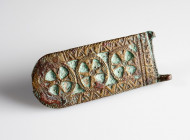 Byzantine Belt Buckle Fragment
AE
49 mm
~ 6th-8th century CE



Austrian collection, acquired at the European art market.