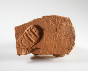 Roman Tegula Fragment
Clay
12 cm
~ 1st-2nd century
Stamp of Legio X Gemina Piae Fidelis.


Austrian collection, acquired at the European art ma...