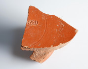 Roman Terra Sigillata Fragment

60 mm
~ 1st-3rd century
Pottery stamp: NVSI(?)


Austrian collection, acquired at the European art market.