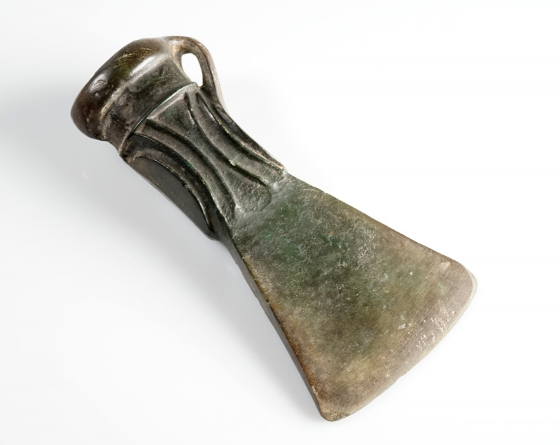 Bronze Age Axe
AE
104 mm
~ 9th-6th century BCE



Austrian collection, ac...