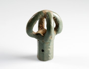 Bronze Age/Skythian Sceptre End
AE
42x31x25 mm
~ 9th-6th century BCE



Austrian collection, acquired at the European art market.