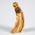 Okimono of a Bearded Immortal

8 cm
Meiji Period (1868-1912)
Carved from a Boar Tooth, signed.


Austrian collection, acquired at the European ...