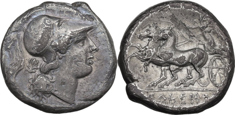 Greek Italy. Samnium, Southern Latium and Northern Campania, Cales. AR Didrachm,...