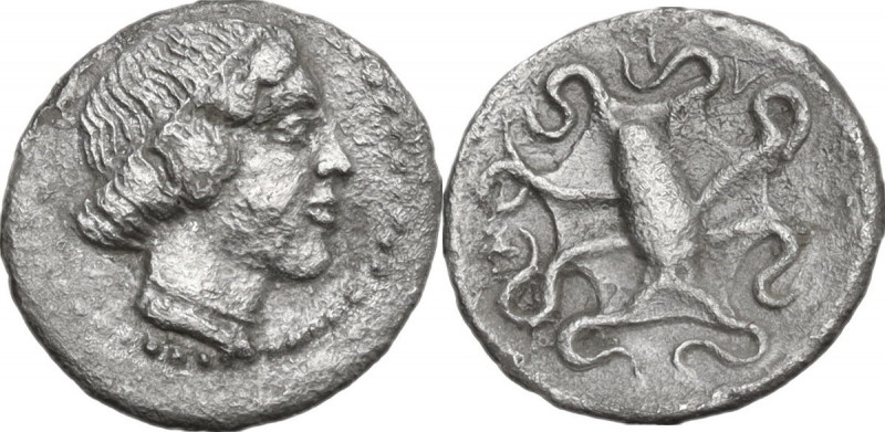 Sicily. Syracuse. Second Democracy (466-406 BC). AR Litra. Struck circa 450-440 ...