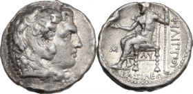 Continental Greece. Kings of Macedon. Philip III Arrhidaios (323-317 BC). AR Tetradrachm, c. 323-318/7 BC. Babylon mint. Struck under Archon, Dokimos,...