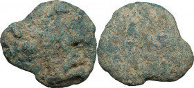 Aes Premonetale. Aes Formatum. AE Cast Circular Cake, Etruria, 8th-4th century BC. Cf. Haeberlin pl. 2, 1-2. AE. 370.00 g. 84.00 mm. RR. A very rare a...