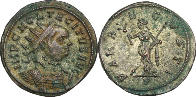 Tacitus (275-276). BI Antoninianus, Ticinum mint, early-June 276 AD. Obv. IMP C ...