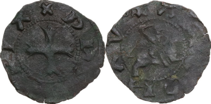 Ancona. Repubblica Autonoma (Sec. XII-XV). Picciolo. CNI -; cf. 114/118; Dubbini...