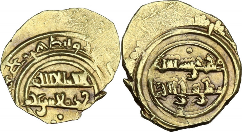 Cassibile. Ibn Al Thumna (1052-1062). Tarì o 1/4 dinar, (Cassibile), senza data....