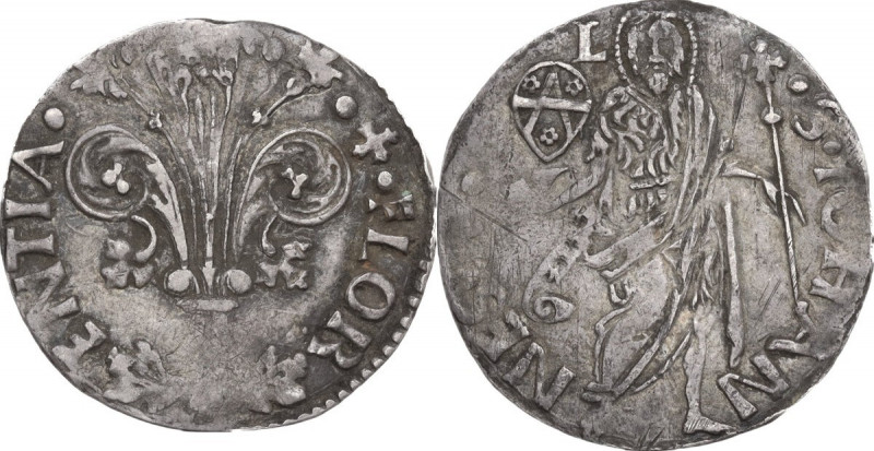 Firenze. Repubblica (Sec. XIII-1532). Grosso da 6 soldi 8 denari 1482 II sem., L...