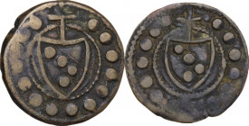 Firenze. Tessera mercantile XIV sec. AE. 2.69 g. 20.00 mm. BB.