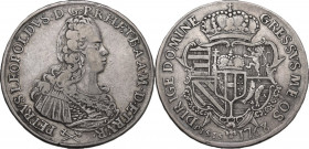 Firenze. Pietro Leopoldo di Lorena (1765-1790). Francescone 1768. Accette decussate (Antonio Fabbrini, zecchiere). CNI 17/19; Gal. XII, 4/6; MIR (Fire...