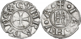 Genova. Repubblica (1139-1339). Denaro. CNI 1/69; MIR (Piem. Sard. Lig. Cors.) 16. MI. 0.87 g. 16.00 mm. Bel BB/qSPL.