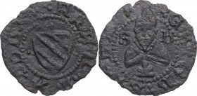Gubbio. Francesco Maria I della Rovere (1508-1538). Picciolo. CNI 11; Cav. 51. MI. 0.46 g. 14.00 mm. BB+.