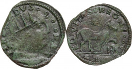 L'Aquila. Ferdinando I d'Aragona (1458-1494). Cavallo. CNI 196 (tipo); D'Andrea-Andreani 103; MIR (Italia merid.) 94. AE. 1.85 g. 18.50 mm. NC. Di buo...