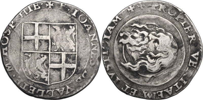 Malta. Jean de la Vallete (1557-1568). 4 tarì. Restelli-Sammut 39 tav. VII, 3.. ...