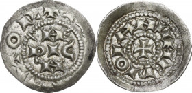 Milano. Monetazione comunale a nome di Enrico (1152-1198). Denaro terzarolo scodellato. CNI 2; MIR (Milano) 52/1; Murari 18. AG. 0.72 g. 16.00 mm. qSP...