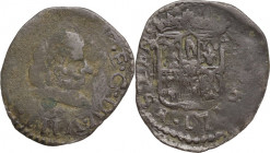 Modena. Francesco I d'Este (1629-1658). Muraiola. CNI 389/470; MIR (Emilia) 800. MI. 1.63 g. 20.00 mm. qBB/BB.
