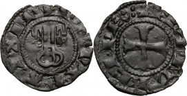 Montefiascone. Giovanni XXII (1316-1334), Jacme Duese. Denaro. CNI 6/7; M. 4/5; Berm. 173. MI. 0.56 g. 16.00 mm. R. BB.