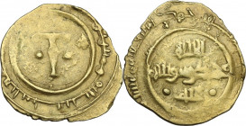 Palermo. Ruggero I (1085-1101). Tarì. Sp. 4; Travaini 1995 124; D'Andrea-Contreras (Normans) 87. AU. 1.09 g. 16.00 mm. R. Bel BB.