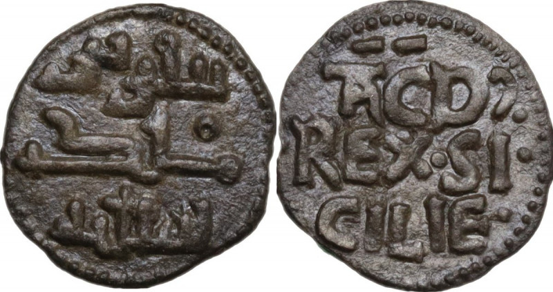 Palermo. Tancredi (1189-1194). Quarto di Tercenario. Sp. 137; Travaini 1995 397;...