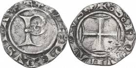 Perugia. Comune autonomo (serie riferibile alle emissioni relative alla cedola del 25 agosto 1321). Grosso. CNI 75/76; Finetti 36. AG. 1.06 g. 16.50 m...