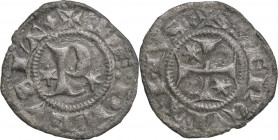Perugia. Repubblica (1260-1506). Sestino. CNI tav. XIII, 22; Finetti 47/48. MI. 1.28 g. 19.50 mm. BB.