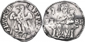 Pisa. Repubblica, a nome di Federico I (1155-1312). Aquilino minore, segno chiave, 1269-1312. CNI 116/119; MIR (Toscana, zecche) 405/7. AG. 1.86 g. 20...
