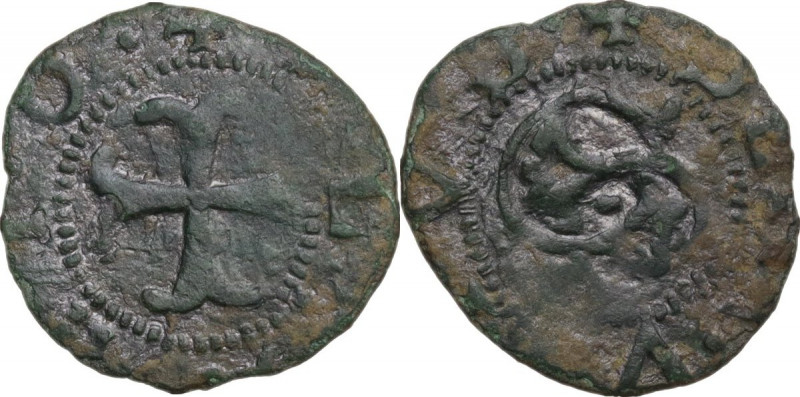 Recanati. Repubblica (Sec. XV). Quattrino. CNI 33 (picciolo). MI. 0.54 g. 16.00 ...