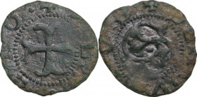 Recanati. Repubblica (Sec. XV). Quattrino. CNI 33 (picciolo). MI. 0.54 g. 16.00 mm. RRR. Tosato. Molto raro. BB. Questo quattrino, data la sua somigli...