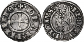 Rimini. Autonome (1250-1385). Grosso agontano. CNI 1/28; MIR (Emilia) 1353. AG. 2.41 g. 21.50 mm. BB+.