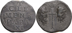 Roma. Clemente XI (1700-1721), Giovanni Francesco Albani. Bolla. Ser. 624. PB. 46.79 g. 39.00 mm. BB+.
