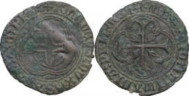 Amedeo IX (1465-1472). Parpagliola o Doppio Bianco. MIR (Savoia) 188; Biaggi 166; Sim. 4. MI. 2.16 g. 28.50 mm. Leggera ondulazione del tondello. BB.