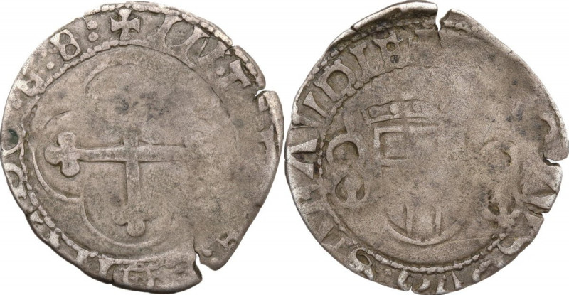 Carlo II (1504-1553). Grosso di Savoia II tipo. MIR (Savoia) 386; Biaggi 331; Si...