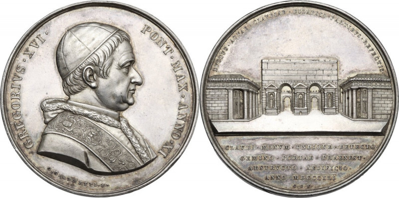 Gregorio XVI (1831-1846), Bartolomeo Alberto Cappellari. Medaglia annuale A. XI,...