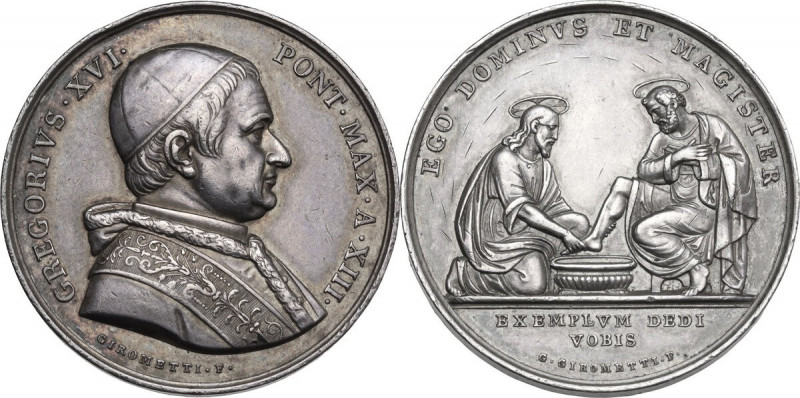 Gregorio XVI (1831-1846), Bartolomeo Alberto Cappellari. Medaglia A. XIII per la...